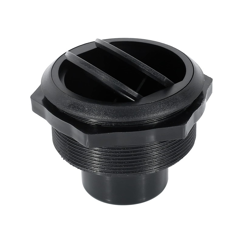 X AUTOHAUX 2pcs 63mm Universal Black Air Conditioning Vent Outlet