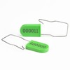 LeadSeals 50PCS Plastic Padlock Security Seals Metal Wire Padlocks Electric