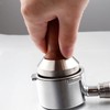 Coffee Tamper with Wooden Handle Detachable Comfortable Grip Easy To