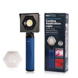 NextLED NT-V3505 Rechargeable Ceramic Coating Light, 1000 LM, CRI 95+, w/Detachable Light Diffuser, for Auto Detailing, Optimal Ceramic Car Coating, Paint correction Kit, Color Matching Tool