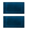 TEXTILESY 2 Piece 100% Cotton Bath Mats Luxury Terry Towelling