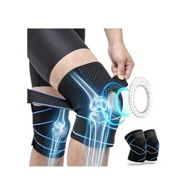 2 PCS Rodilleras Ortopedicas, Ajustables con Soporte de Rotula y Ligamentos                                                                           