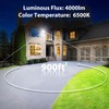 Onforu 40W Flood Lights Outdoor,4000lm Bright LED Plug in Work