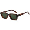 JCTAIFOO Trendy Rectangle Sunglasses Men Women Vintage Rectangular Retro Square