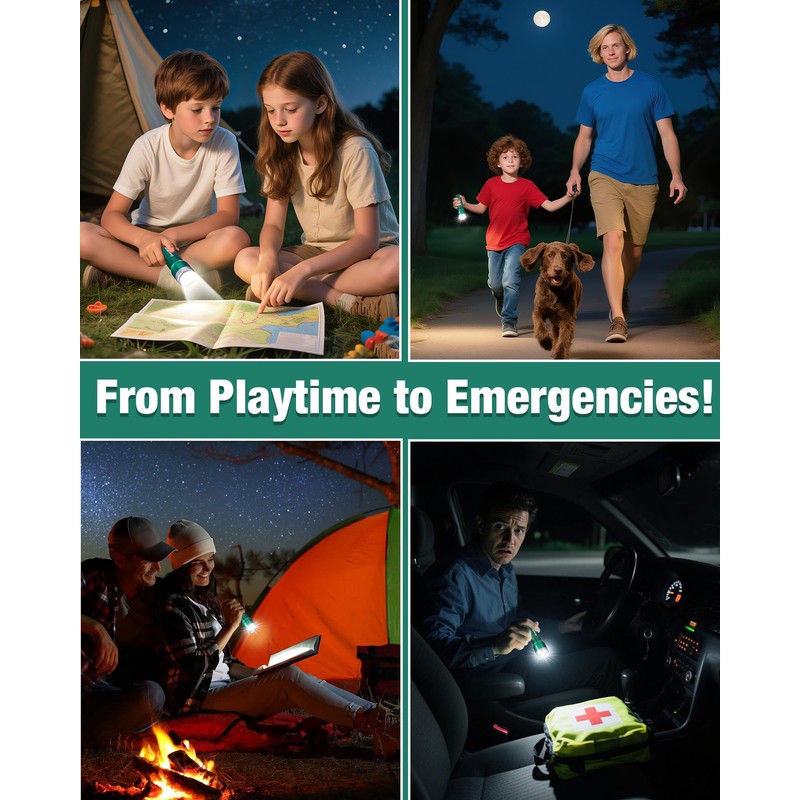 EverBrite Mini Flashlight, LED Flash Light with 3 Modes, 3