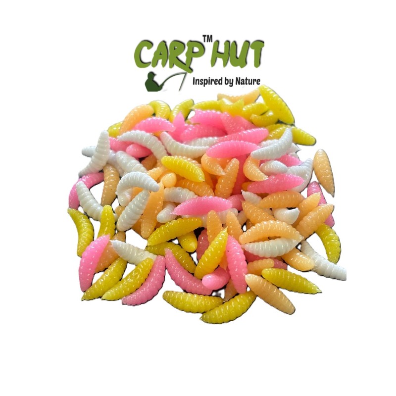 Artificial Pop Up Flavour Infused Mixed Colour PINKIE Maggots for