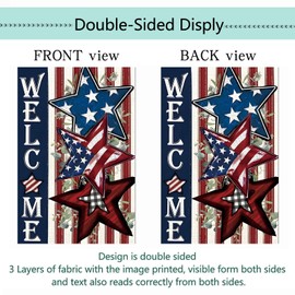 Seasonal Garden Flags Set of 12 Double Sided 12 x 18 Inch, Small Yard Flags for Outside, Summer Fall Garden Flag, 4th of July Christmas Outdoor Flag, Holiday Garden Decorations for All Seasonsason