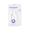 Core Innovations Thermal Printer Paper & Sticker Bundle, (3) Adhesive