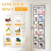 GOMAJI 12 Large Mesh Pockets Over The Door Shoe Organizer