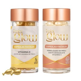 Dúo Cápsulas Faciales Twist-Off, Vitamina E + Vitamina C, 60 Cápsulas c/u