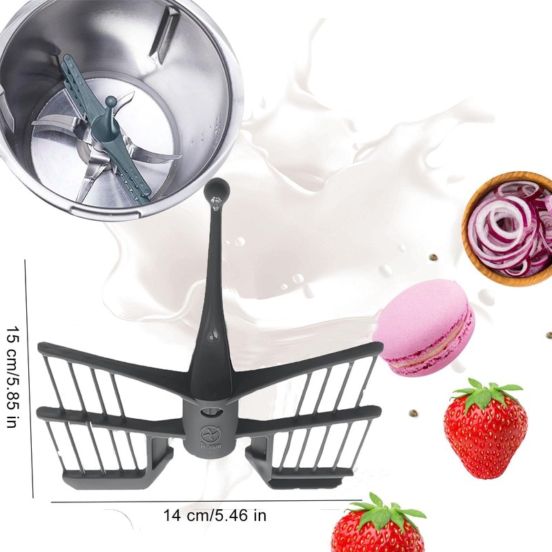 Butterfly Whisk for TM5 TM6 TM31 Thermo Mixer Black Butterfly
