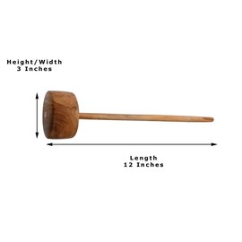 Sahishnu Online & Marketing Wooden Daal Ghotani,Wooden Mathani,Wooden Whisk Beater,Ravi, Ravai,Churner Mixer,Butter Milk Churner