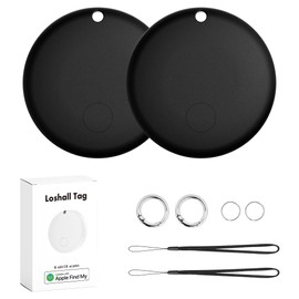 WALLFID Air Tag, Item Finder, Key Finder Compatible with Apple Find My (iOS Only), Track Your Keys, Wallet, Luggage, Backpack (2 Day)