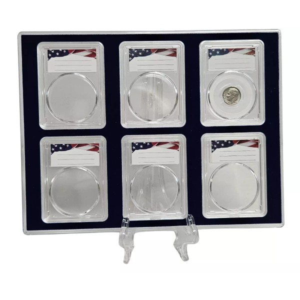 FingerLakes Coin Display Storage Case for US Dimes Roosevelt Mercury