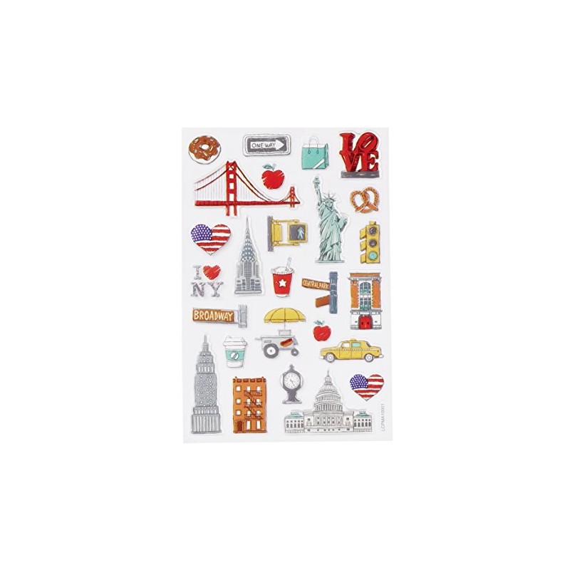 HobbyFun Glossy USA Sticker