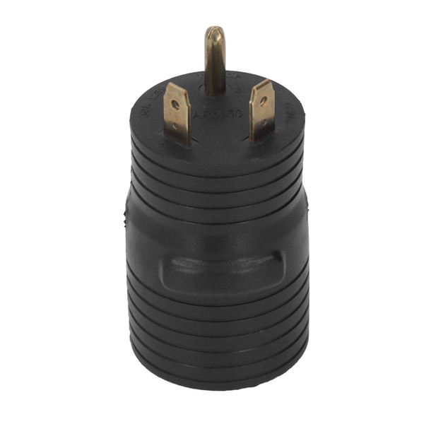 RV Plug Adapter PVC 30A Male TT 30P to 50A