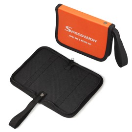 SPEEDWOX 20 Pockets Wrench Tool Storage Bag Tool Bag Organiser for Mini Wrench, Metric and SAE, Orange 1680D Oxford Fabric