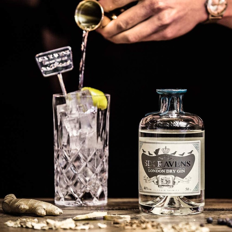 Six Ravens Gin & Tonic Mixing Swizzle Stick / Stirrer