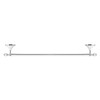 MODONA 24" Towel Bar - White Porcelain & Chrome -