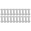 20 Set 22mm M6x22 Bolts and M6 Nut Aluminium Nuts