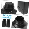 Ciieeo 2pcs Wide Mouth Reagent Bottles Thicken Plastic Vials for