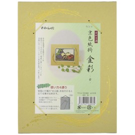 谷口松雄堂 額縁 色紙掛 はがき用 金箔押し 金彩 金 TC3-4