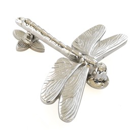 Castelion® Nickel Dragonfly Door Knocker 15.5cm x 13cm
