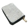 Owemtao Bling Credit Card Case RFID Leather Wallet Multilayer Zipper