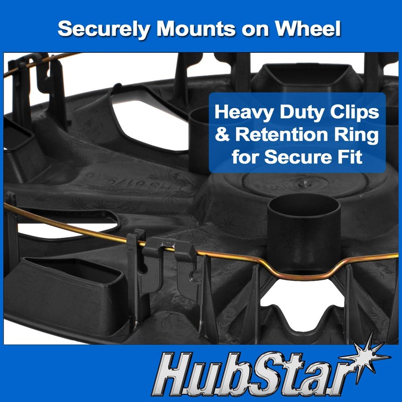 HubStar Hubcap Replacement for Ford Transit 150, 250, and 350: