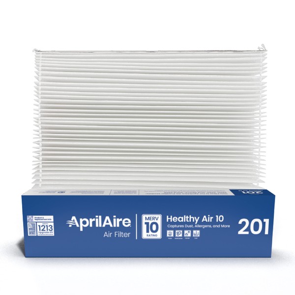AprilAire 201 Replacement Furnace Filter for AprilAire or Space-Gard 2200 or 2250 Whole-House Air Purifiers - MERV 10, 20x25x6 Air Filter (Pack of 1)
