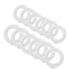 Quzhou 200 Pieces Roman Blind Curtain Rings Clear Plastic Rings,