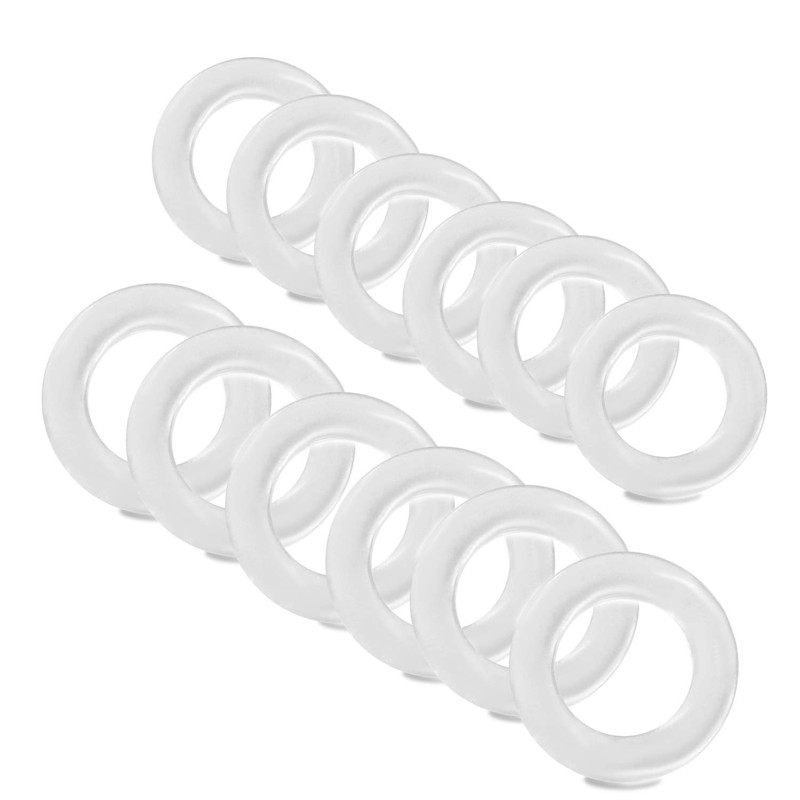 Quzhou 200 Pieces Roman Blind Curtain Rings Clear Plastic Rings,