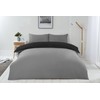 Emma Barclay Lyla Reversible Duvet Set in Black/Grey - Single