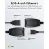 Goobay 93321 USB auf RJ45 Buchse Verlängerung / USB auf