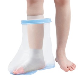 Blueash Cast Protector Foot for Showering, Leg Shower Protection, Reusable Bandage Protection, Keep Wounds Dressings Dry