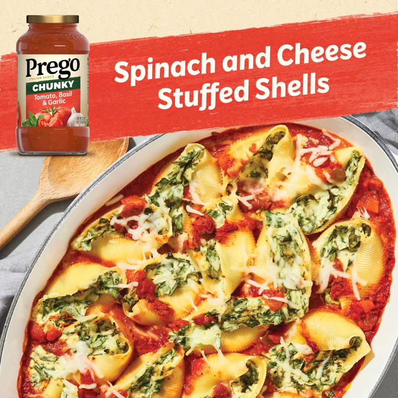 Prego Chunky Tomato, Basil and Garlic Pasta Sauce, 23.75 oz