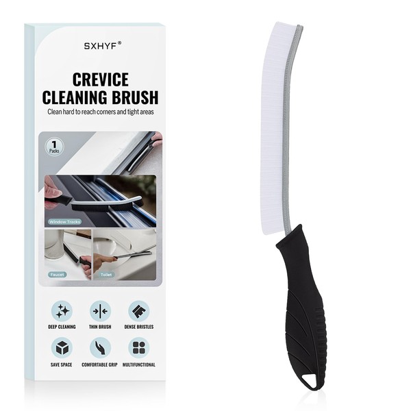 SXhyf Cleaning Brush - Hard Bristle Crevice Cleaning Brush, Multifunctional
