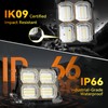 500W Led Work Light Rechargeable,42000MAh Solar Portable Light, 42000LM Magnetic