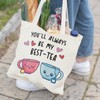 Veqzc Funny Friend Bestie Canvas Tote Bag, You'll Always Be