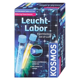 Kosmos Light Laboratory 657581 Experiment Set for Children 8+ Years, with UV Lamp and Test Tubes
