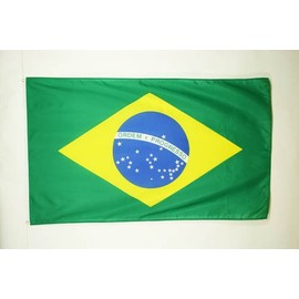 AZ FLAG Brazil Flag 4' x 6' - Brazilian Big Flags 120 x 180 cm - Banner 4x6 ft