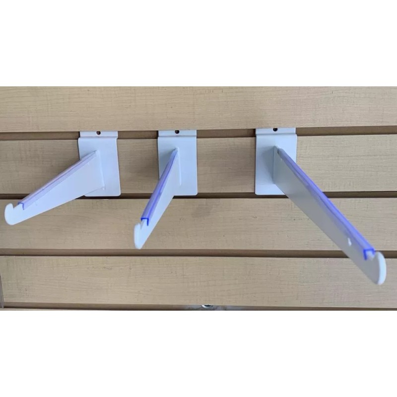 EXH Mensula Gancho Panel Ranurado Exhibipanel Blister 30cms 30pz