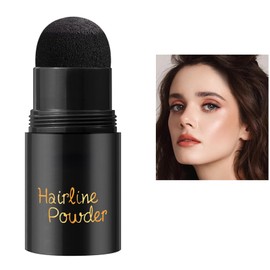 Hairline Powder - Instantly Hairline Shadow - Black Hair Powder - Quickly Cover Hairline - Waterproof and Sweatproof Hairline Cover for Thinning Hair - Hair Touch-Up for Root Concealer - 1.2g