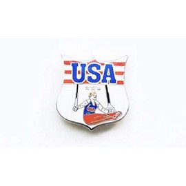 Snowflake Designs USA Men's Gymnastics Pin - #81