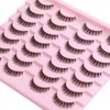 Kiromiro Eyelashes Wispy 10mm False Lashes Natural Look Fluffy 3D