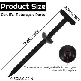 Pack of 100 Cable Tie Repairs, Universal UV-Resistant Plastic Cable Ties Buckle, Self-Locking Nylon Cable Ties for Car, Household, Repair & Machines, Black