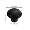 Ansodo Pack of 12 Drawer Knobs, Round Furniture Knobs, Cupboard