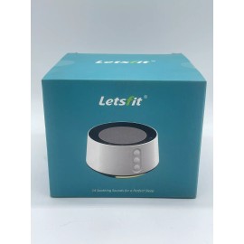 Letsfit Sleep Sound Machine 14 Soothing Sounds for Sleeping - White - NIB