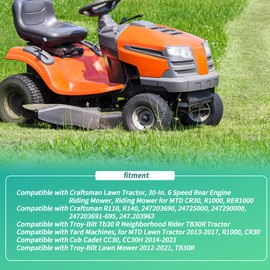 X AUTOHAUX No.946-04829A Throttle Cable for Craftsman for Cub Cadet for Troy Bilt for Yard Machines for MTD Mowers Replace 746-04829A Lawn Mower Throttle Cable