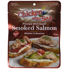 Chicken of the Sea Pacific Smoked Salmon 3oz Pouch (Pack of 6)